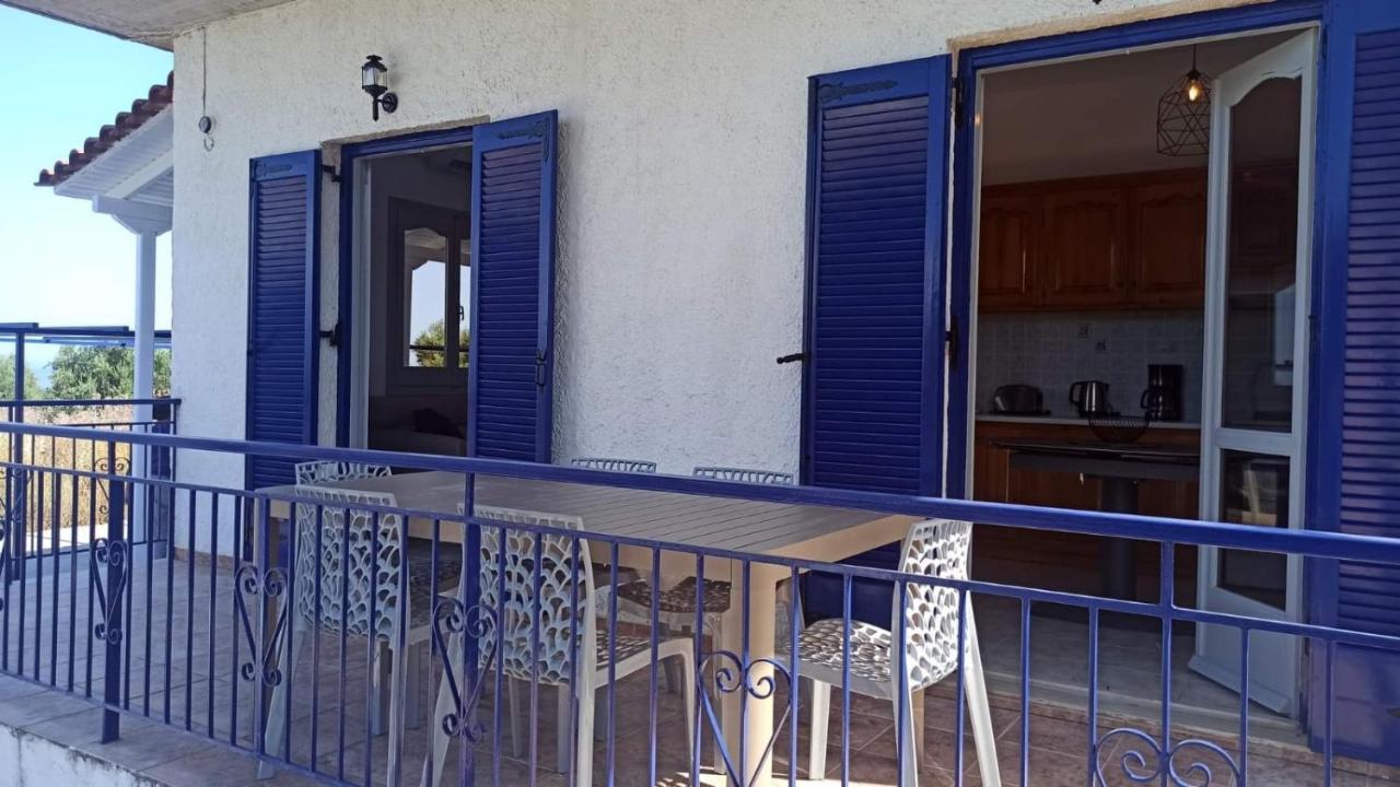 Villa Blue Cocoon - Chrani Messinia Peloponnese- Sea View 800 M From Beach ภายนอก รูปภาพ