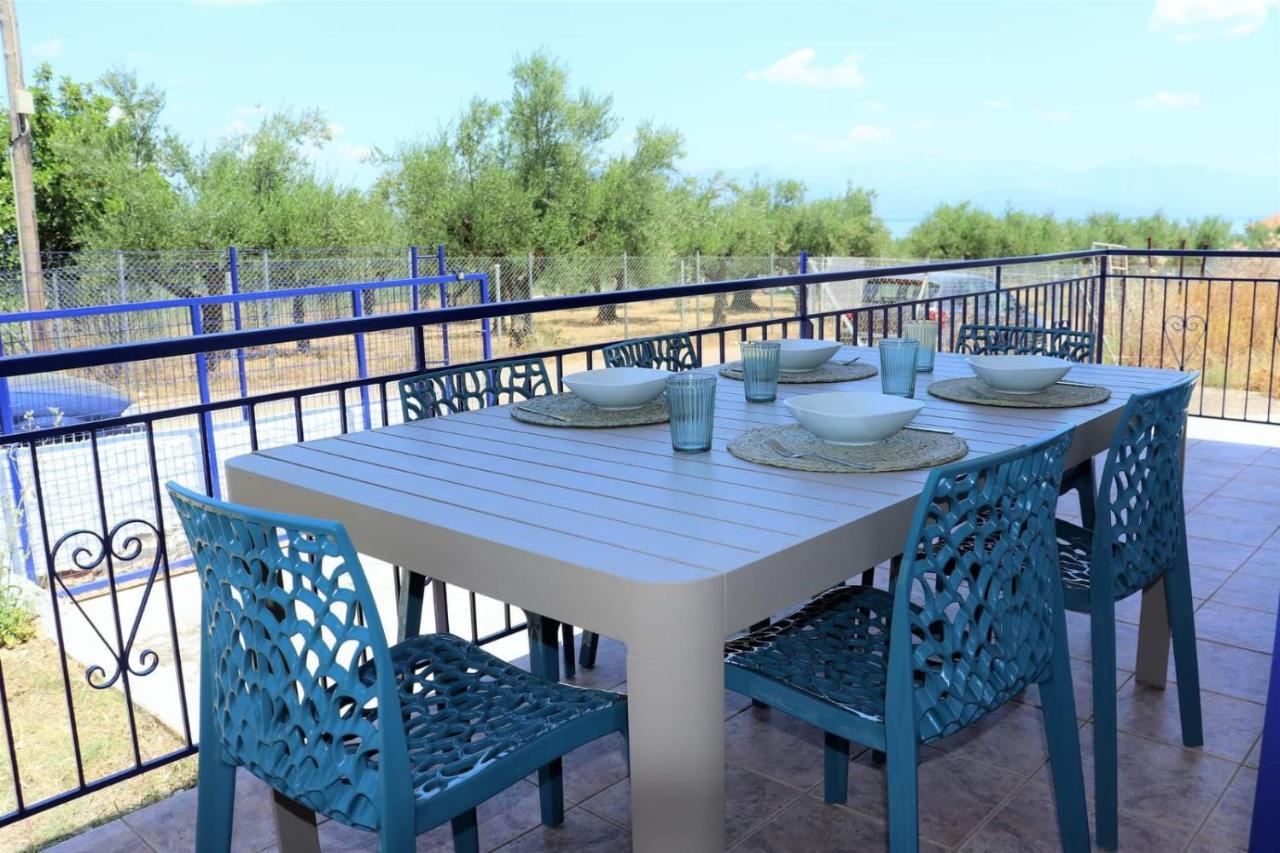 Villa Blue Cocoon - Chrani Messinia Peloponnese- Sea View 800 M From Beach ภายนอก รูปภาพ