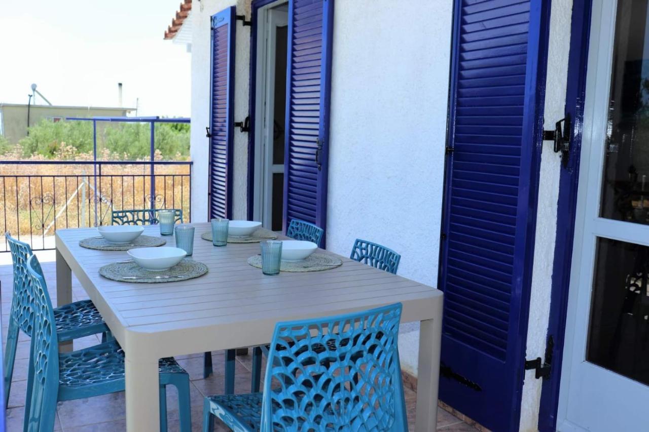 Villa Blue Cocoon - Chrani Messinia Peloponnese- Sea View 800 M From Beach ภายนอก รูปภาพ