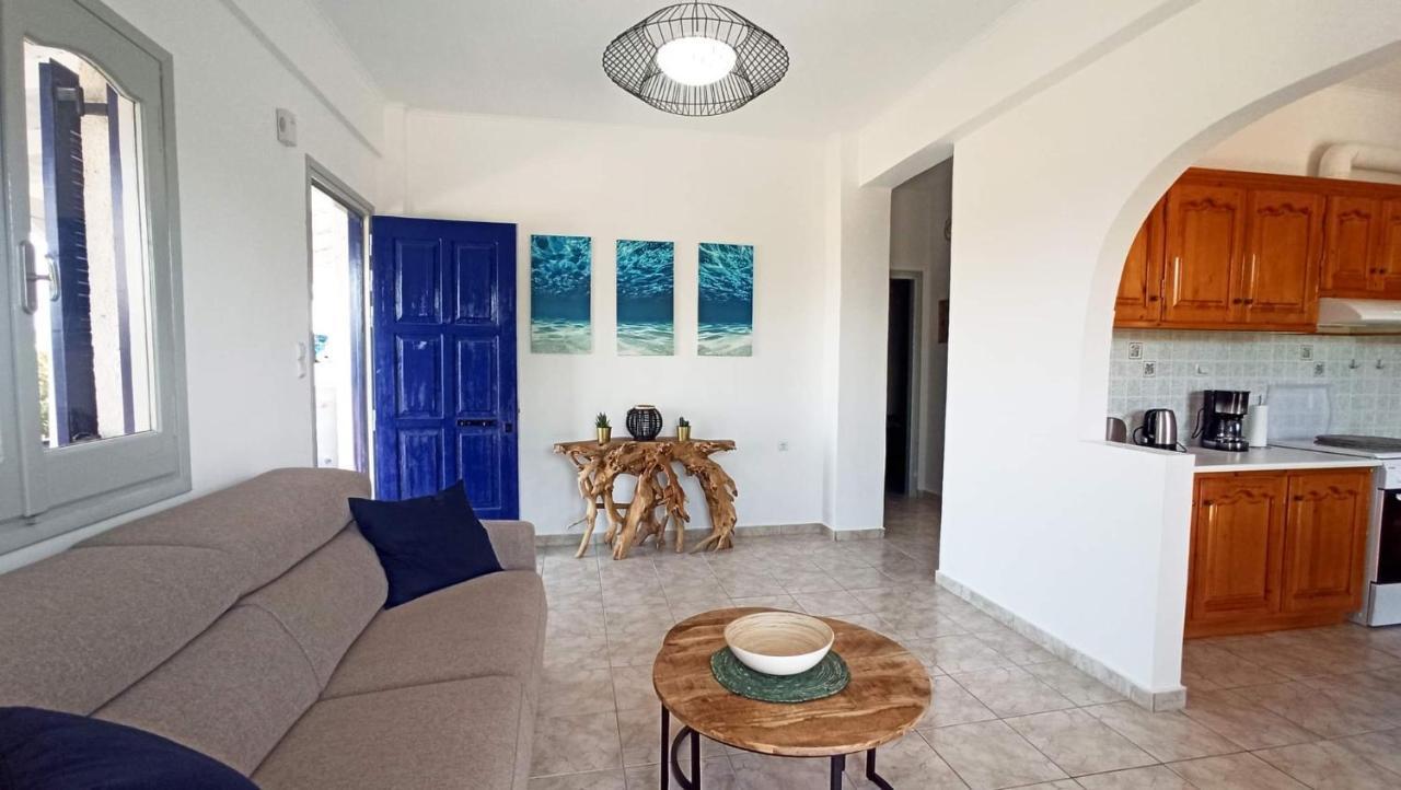 Villa Blue Cocoon - Chrani Messinia Peloponnese- Sea View 800 M From Beach ภายนอก รูปภาพ