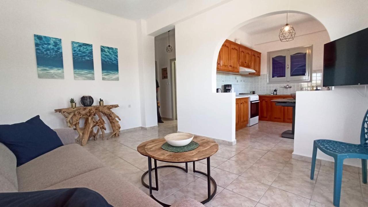 Villa Blue Cocoon - Chrani Messinia Peloponnese- Sea View 800 M From Beach ภายนอก รูปภาพ