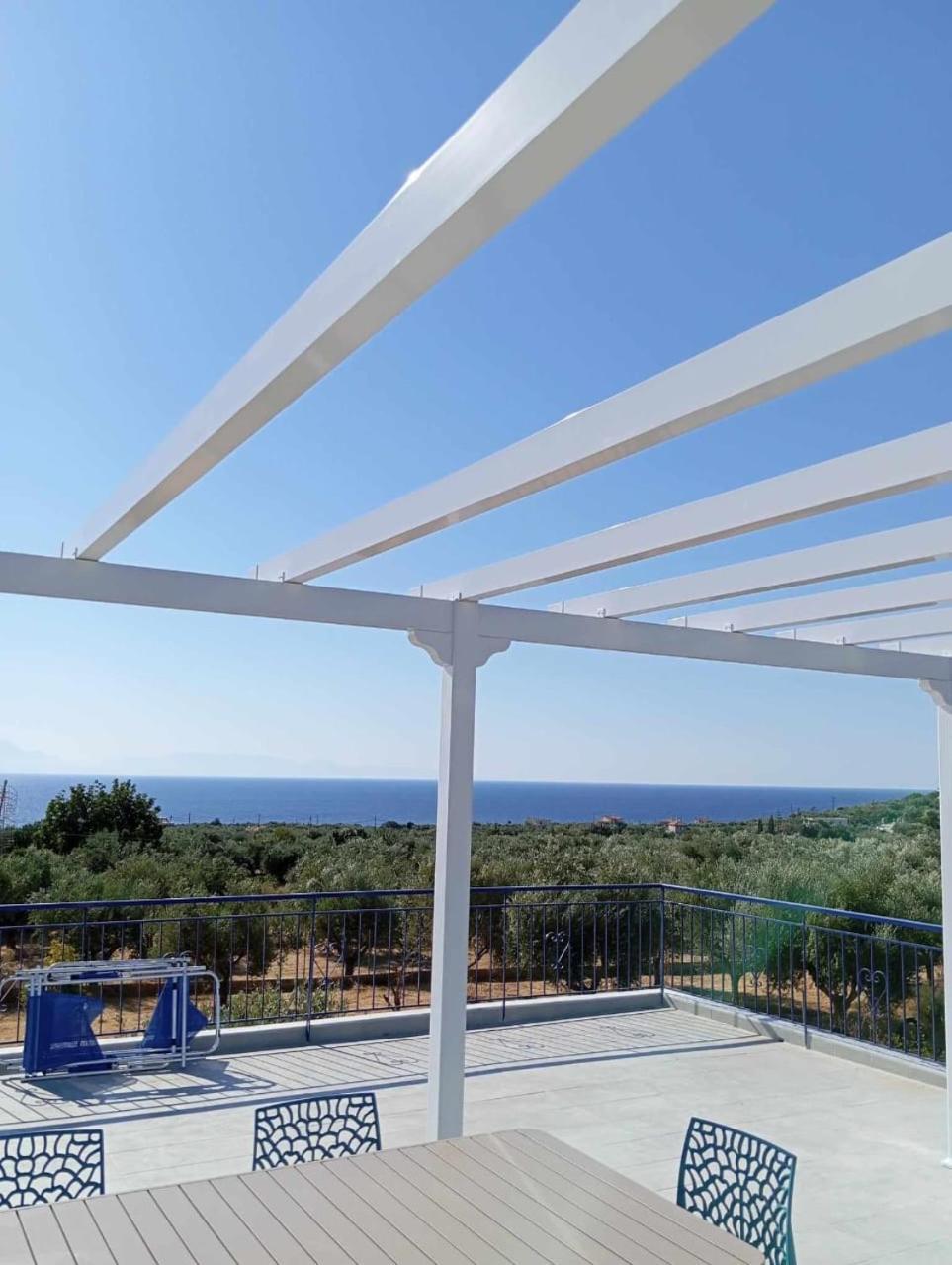 Villa Blue Cocoon - Chrani Messinia Peloponnese- Sea View 800 M From Beach ภายนอก รูปภาพ