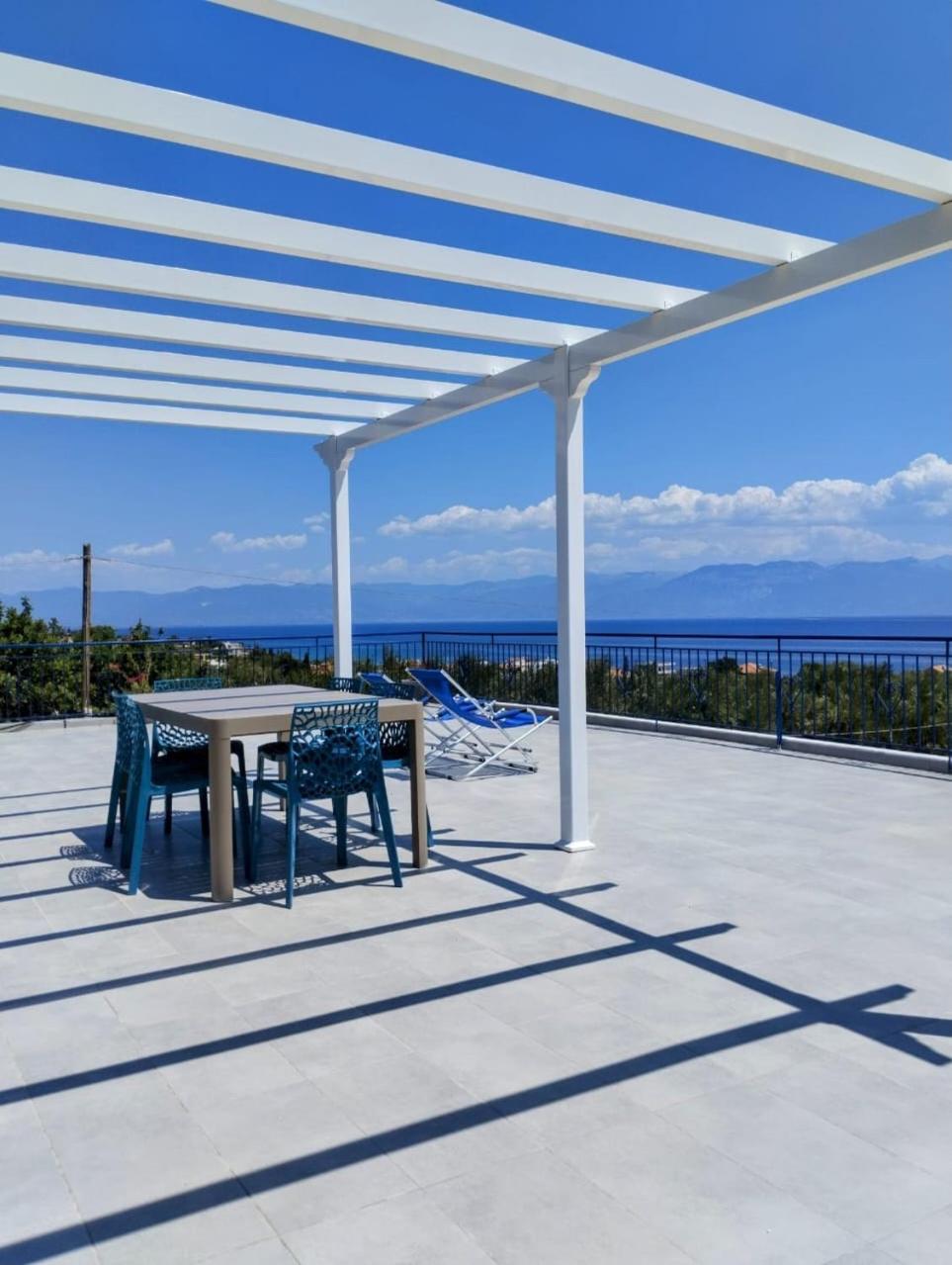 Villa Blue Cocoon - Chrani Messinia Peloponnese- Sea View 800 M From Beach ภายนอก รูปภาพ