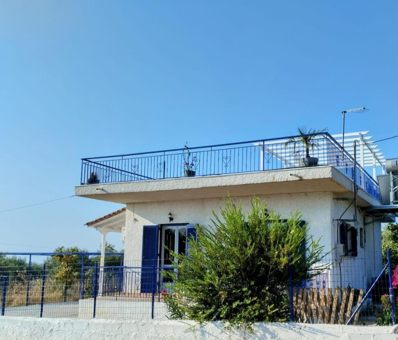 Villa Blue Cocoon - Chrani Messinia Peloponnese- Sea View 800 M From Beach ภายนอก รูปภาพ